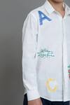 Noonoo_White Embroidered Shirt _at_Aza_Fashions