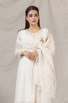 Naaz By Noor_White Silk, Cotton, Chanderi Embroidered Kurta Set_Online_at_Aza_Fashions