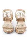 Shop_Vanilla Moon_Gold Nori Printed Wedges_at_Aza_Fashions