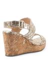 Buy_Vanilla Moon_Gold Nori Printed Wedges_Online_at_Aza_Fashions