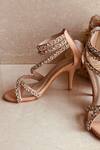 Buy_House Of Prisca_White Diamonds Aliza Embellished Pencil Heels_at_Aza_Fashions
