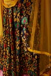 Neeta Lulla_Multi Color Basmina Chanderi Silk Lehenga Set_at_Aza_Fashions
