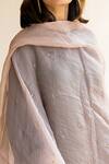 Shop_Nirjara_Pink Organza Silk Embroidered Peeta Dots Sitara Dupatta  _Online_at_Aza_Fashions