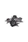 Opalina Soulful Jewellery_Silver Plated Handcrafted Floral Two Finger Ring _Online_at_Aza_Fashions