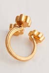 Outhouse_Gold Plated Poppi Clump Ring _Online_at_Aza_Fashions