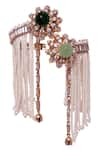 Shop_Outhouse_Gold Plated Pearl Bead Tassel Bracelet _at_Aza_Fashions