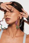 Shop_Outhouse_Multi Color Crystals Christina Hoops_Online_at_Aza_Fashions