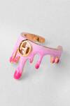 Buy_Outhouse_Pink Drip Oh Midi Ring _Online_at_Aza_Fashions