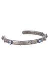 Shop_Outhouse_Silver Plated Evil Eye Cuff _at_Aza_Fashions