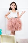 Buy_Hoity Moppet_White Lace Embellished Stone Work Cascading Ruffle Dress _Online_at_Aza_Fashions