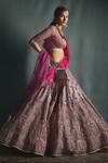 Jade By Monica & Karishma_Purple Embroidered Lehenga Set_Online_at_Aza_Fashions