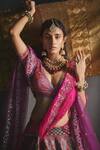Buy_Jade By Monica & Karishma_Purple Embroidered Lehenga Set_Online_at_Aza_Fashions