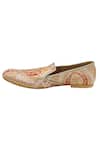 Buy_Veruschka by Payal Kothari_Pink Brocade Loafers _Online_at_Aza_Fashions