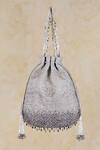 Shop_Lovetobag_Silver Crystals, Diamonds, Beads Opal Tassel Potli Bag _at_Aza_Fashions