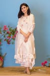 Buy_NAAZ BY NOOR_White Cotton Embroidered Kurta Set _at_Aza_Fashions