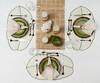 Tessera_White Maheshwari Round Table Napkin Set Of 6_at_Aza_Fashions