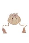 Shop_Ozel_Gold Embroidered Potli Bag_at_Aza_Fashions