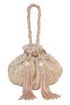 Buy_Ozel_Gold Embroidered Potli Bag_at_Aza_Fashions