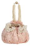 Buy_Ozel_Pink Beads Silk Embellished Potli Bag_at_Aza_Fashions