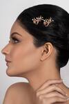 Buy Opalina Soulful Jewellery Gold Pearls, Crystals, Beads Floral Stone Hair Pins Set Of 2 at Aza Fashions Buy_Opalina Soulful Jewellery_Gold Pearls, Crystals, Beads Floral Stone Hair Pins Set Of 2 _at_Aza_Fashions