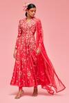 Buy_Nachiket Barve_Floral Embroidered Anarkali Set_at_Aza_Fashions