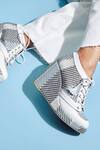 Buy_Tiesta_White Cool Mint Lace Tie-up Sneaker Wedges_Online_at_Aza_Fashions