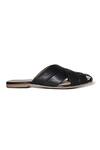 Paio_Black Brea Criss Cross Mules_Online_at_Aza_Fashions