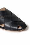 Paio_Black Brea Criss Cross Mules_at_Aza_Fashions