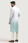 Shop_PAARSH_Beige Kurta Bam Silk Pant Malai Cotton Ombre And Set _at_Aza_Fashions