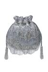 Buy_Lovetobag_Silver Embellished Panache Potli Bag _at_Aza_Fashions