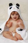 Buy_Little West Street_White Panda Animal Baby Wrap (single Pc) For Bath_at_Aza_Fashions