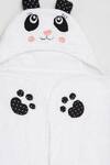 Buy_Little West Street_White Panda Animal Baby Wrap (single Pc) For Bath_Online_at_Aza_Fashions