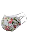 Buy_Gaya_White Embroidered Face Mask Single Pc_at_Aza_Fashions