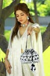 Shop_Adora by Ankita_Black Mirror Adeeva Bucket Bag _at_Aza_Fashions