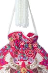 Buy_Adora by Ankita_Red Embroidered Tassel Polti Bag _Online_at_Aza_Fashions