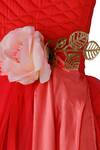 Shop_PinkCow_Flared Gown For Girls_at_Aza_Fashions