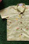 Miko Lolo_Green Meadow Shirt For Boys_Online_at_Aza_Fashions