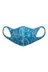 Shop_House Of Bio_Blue Printed Unisex Face Mask Single Pc_at_Aza_Fashions