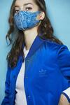 House Of Bio_Blue Printed Unisex Face Mask Single Pc_Online_at_Aza_Fashions