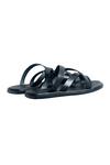 Dmodot_Black Cross Strap Sandals_Online_at_Aza_Fashions