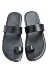 Shop_Dmodot_Black Strap Sandals_at_Aza_Fashions