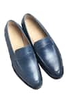 Buy_Dmodot_Blue Penny Loafer Shoes _at_Aza_Fashions