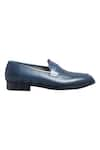 Dmodot_Blue Penny Loafer Shoes _Online_at_Aza_Fashions