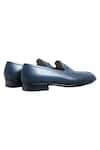 Buy_Dmodot_Blue Penny Loafer Shoes _Online_at_Aza_Fashions