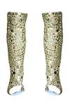 Dash And Dot Gold Mirrors, Applique Work Legwarmers Online at Aza Fashions Dash And Dot_Gold Mirrors, Applique Work Legwarmers _Online_at_Aza_Fashions