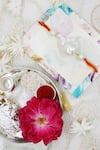 Shop_Puneet Gupta_Gold Pearls, Gemstones Embellished Rakhi _at_Aza_Fashions