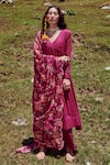 Buy Paulmi And Harsh Purple Cotton Mul And Malai Chanderi Floral Print, Anarkali Set With Dupatta Online at Aza Fashions Buy_Paulmi And Harsh_Purple Cotton Mul And Malai Chanderi Floral Print, Anarkali Set With Dupatta _Online_at_Aza_Fashions
