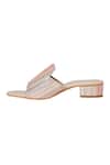 Shop Veruschka By Payal Kothari Pink Phirni Mule Block Heels Online at Aza Fashions Shop_Veruschka By Payal Kothari_Pink Phirni Mule Block Heels _Online_at_Aza_Fashions