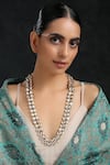 Buy_Paisley Pop_Gold Plated Silver Alloy Layered Jadau Necklace _at_Aza_Fashions