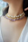 Buy_Phiroza_Kundan Choker Necklace_at_Aza_Fashions